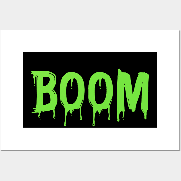 Scary Boom Wall Art by princessdesignco